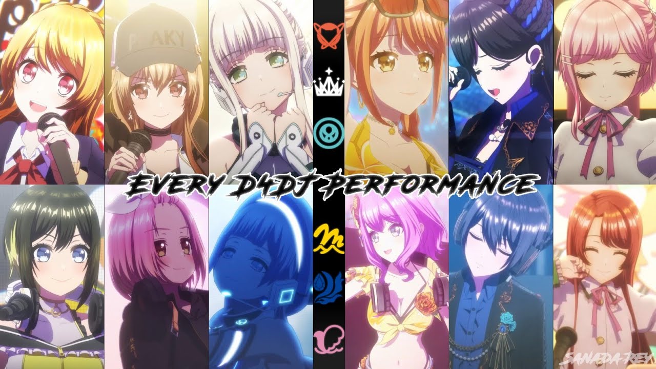 Every D4DJ Performance / All D4DJ Performance | D4DJ First Mix, D4DJ Double Mix, D4DJ All Mix