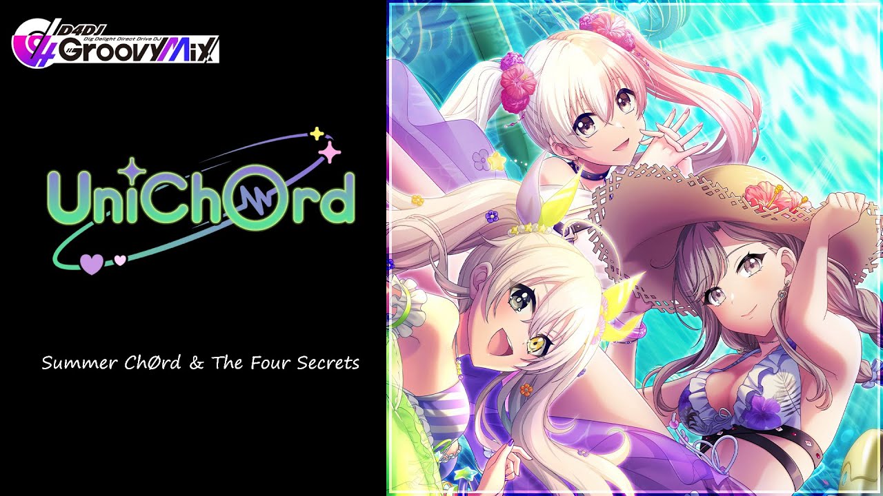 「D4DJ Groovy Mix EN」Summer ChØrd & The Four Secrets (Special Premiere)