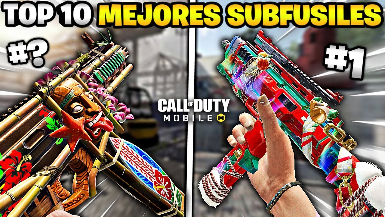 LOS 10 MEJORES SUBFUSIL PARA RANKED EN LA NUEVA TEMPORADA de COD MOBILE / TEMPORADA 7 COD MOBILE / C