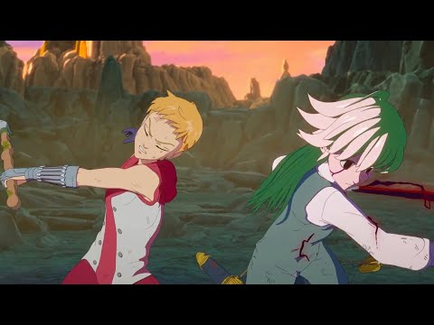 The seven deadly sins grudge of edinburgh part 2 tristan vs lancelot fight