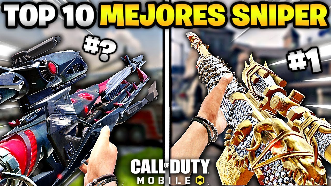 LOS 10 MEJORES FRANCOTIRADORES PARA RANKED EN LA NUEVA TEMPORADA COD MOBILE / TEMPORADA 7 COD MOBILE