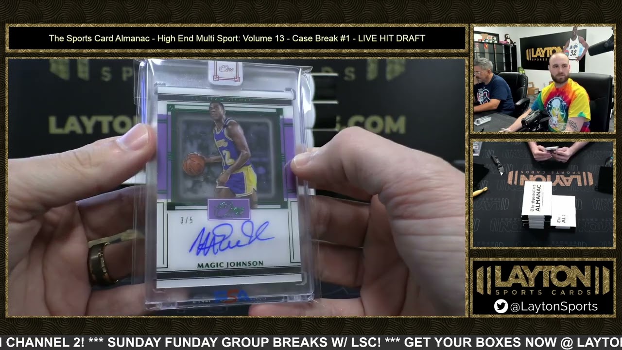 The Sports Card Almanac - High End Multi Sport: Volume 13 - Case Break #1