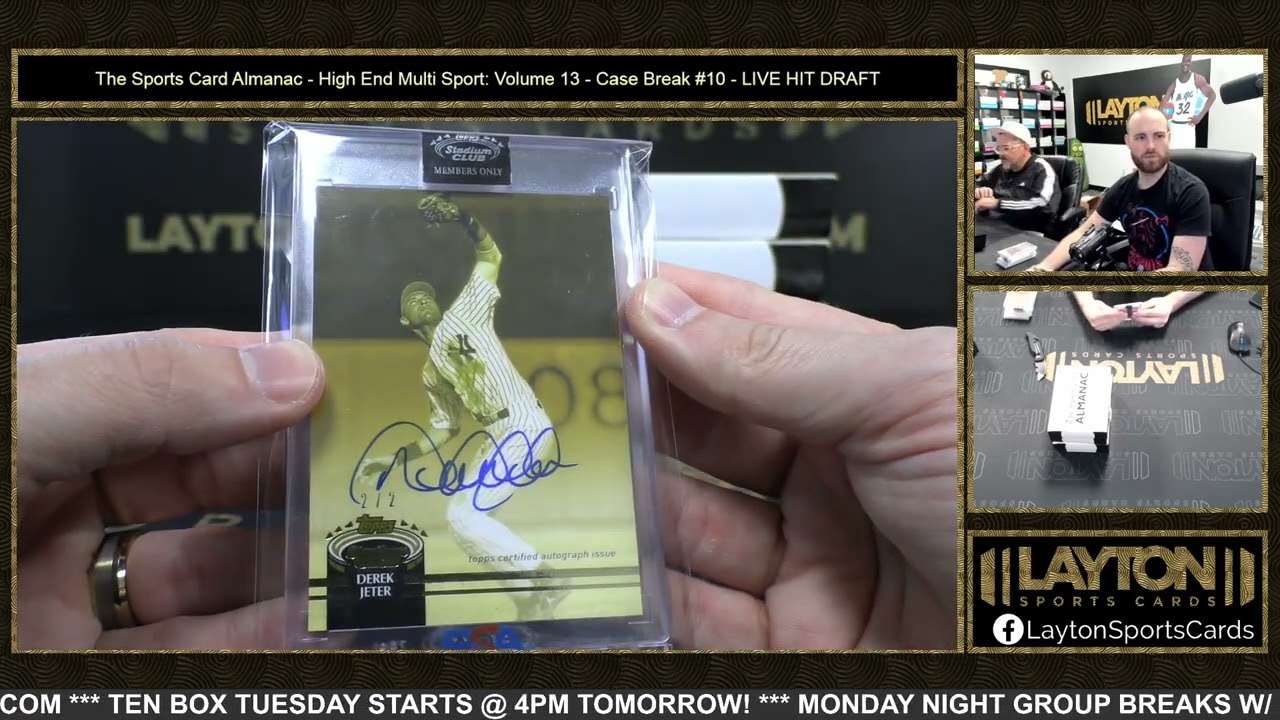 The Sports Card Almanac - High End Multi Sport: Volume 13 - Case Break #10