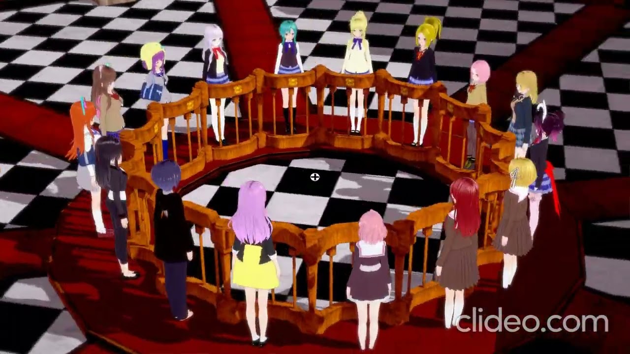 DanganDJ D4Ronpa Class Trial Room Koikatsu (D4DJ Danganronpa crossover)