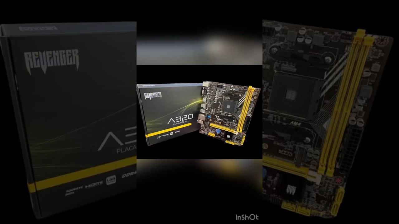 Placa mãe A320 Revenger #placamae  #revenger #tecnologia #gamer #naoperca #custobeneficio #knup