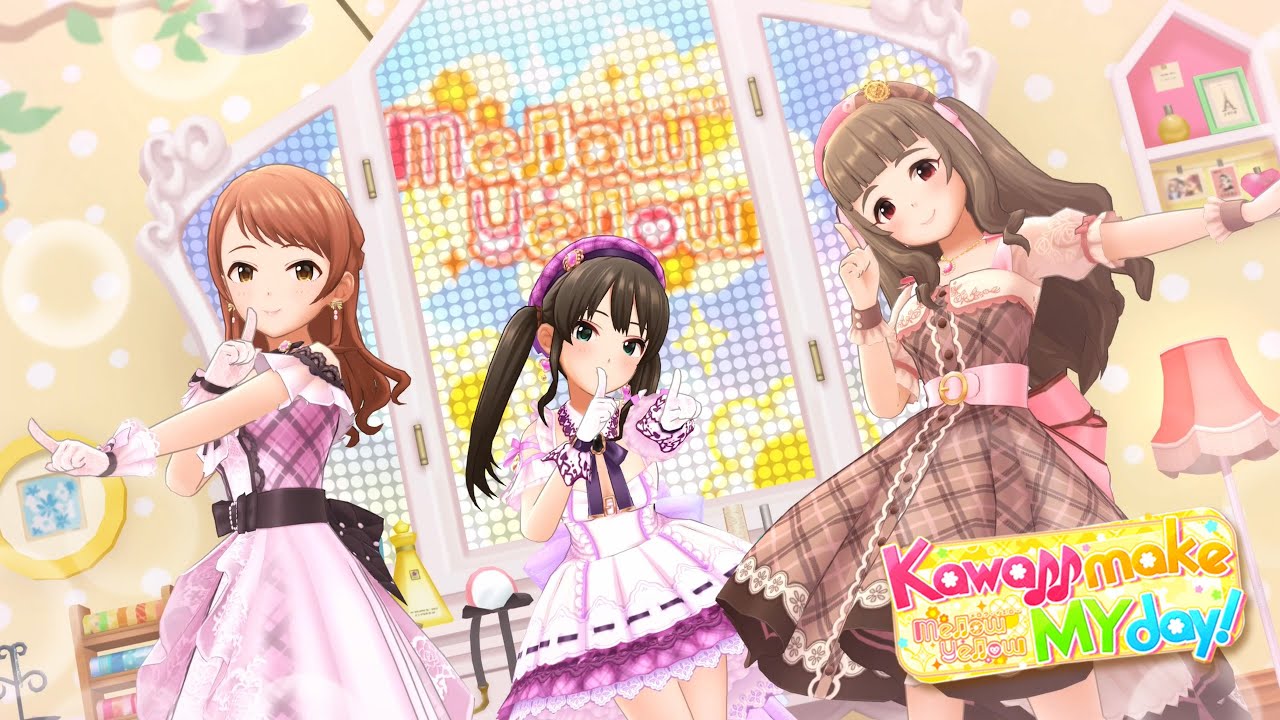 「デレステ」Kawaii make MY day！ (Game ver.) 渋谷凛、北条加蓮、神谷奈緒 SSR