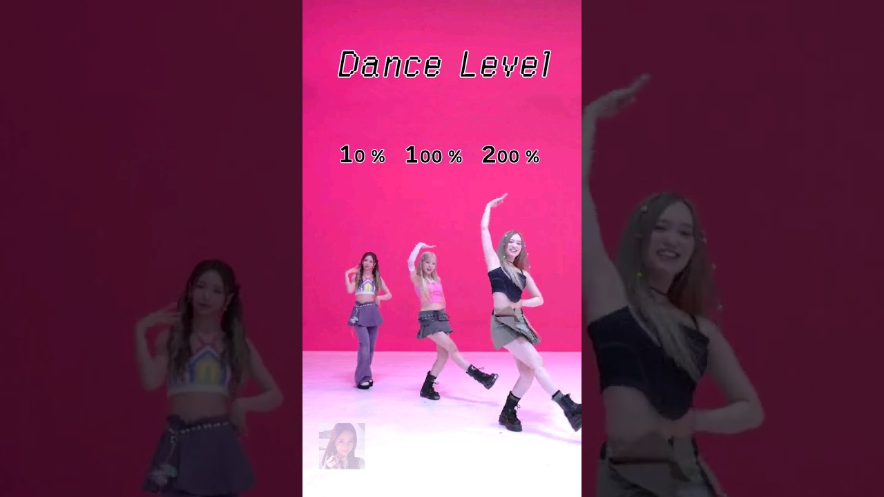 NiziU 'HEARTRIS' ダンスレベルチェンジ動画🤣