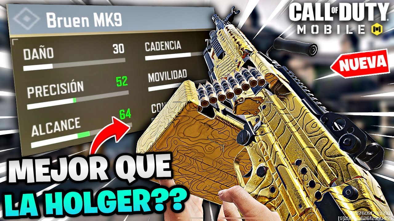 BRUEN MK9 | TIENES QUE USAR YA LA BRUEN MK9 ESTA ROTISIMA / LA MEJOR CLASE PARA LA MK9 EN COD MOBILE