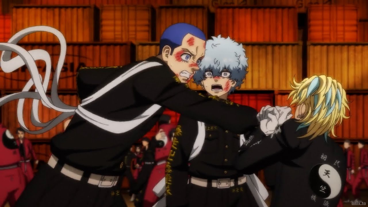 東京リベンジャーズ 天竺編 eps8 -  Hakkai and Angry VS Haitani Brothers Ran and Rindou Full Fight HD