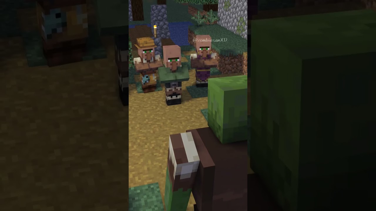 Zombie Villager Revenge - minecraft animation #shorts