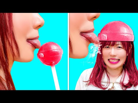 もしもアメが人だったら？家のモノが全部人間だったら...巨大ママに食べられる〜ポケるんファミリーコント【寸劇】