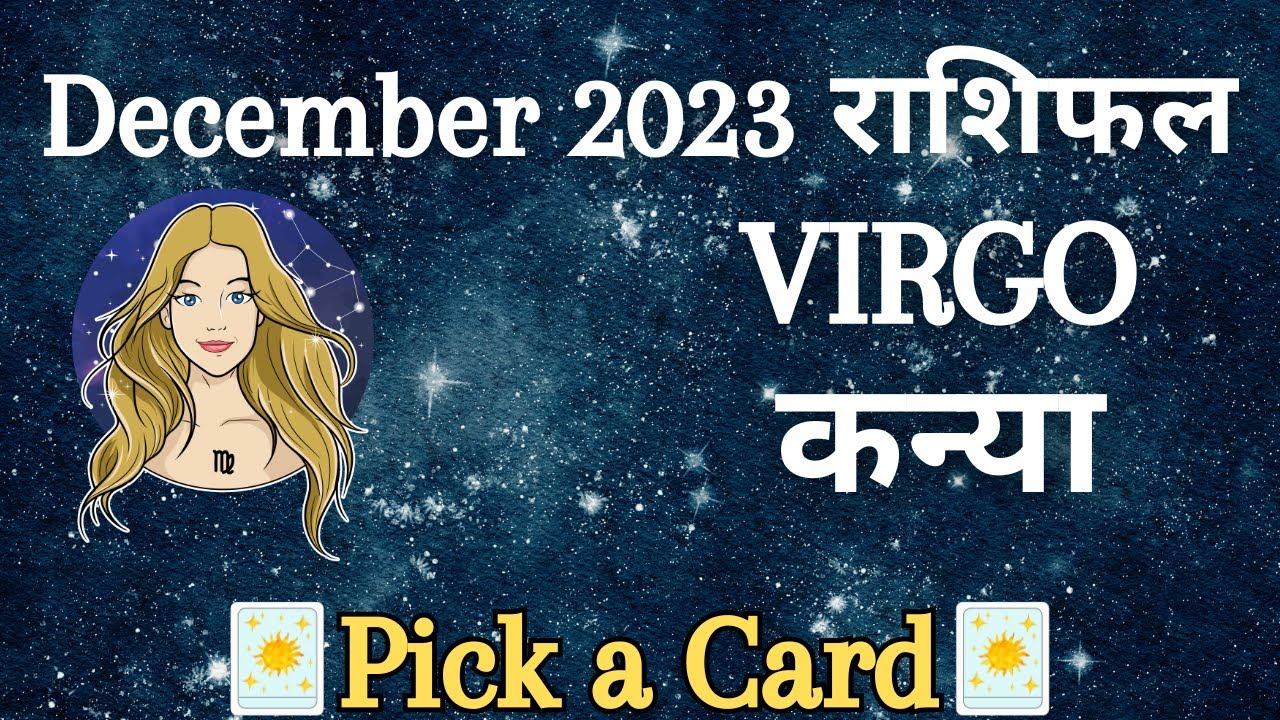 (HINDI) VIRGO DECEMBER 2023 PREDICTIONS✩❀Super Specific *Pick a Card* Tarot Reading