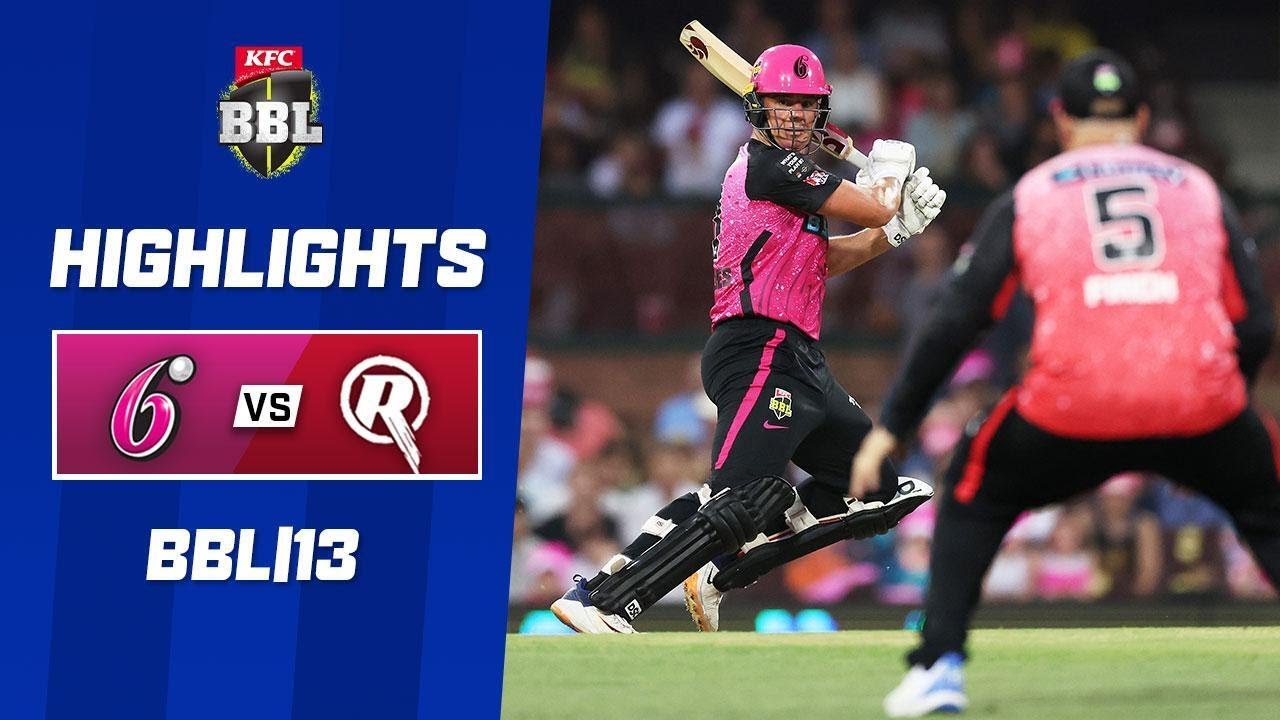 Sydney Sixers v Melbourne Renegades | BBL|13