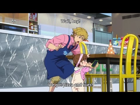 Miri-chan want to talk to Papa Rei in phone~