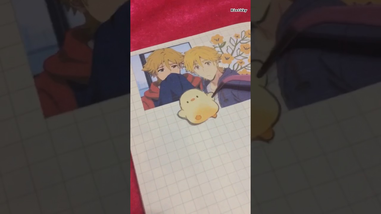 Anime journal with me buddy daddies kazuki #animejournal #journal #buddydaddies #kazuki #journaling