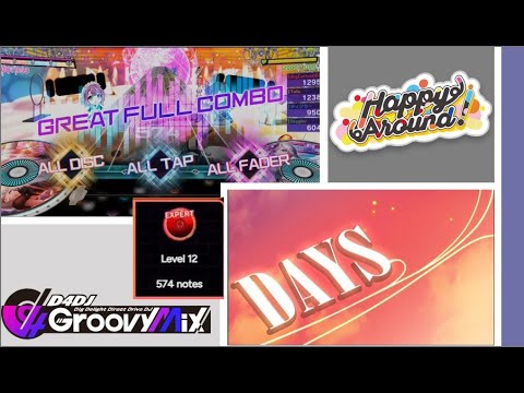 D4DJ GROOVY MIX GAMEPLAY - DAYS [EXPERT 12GFC]
