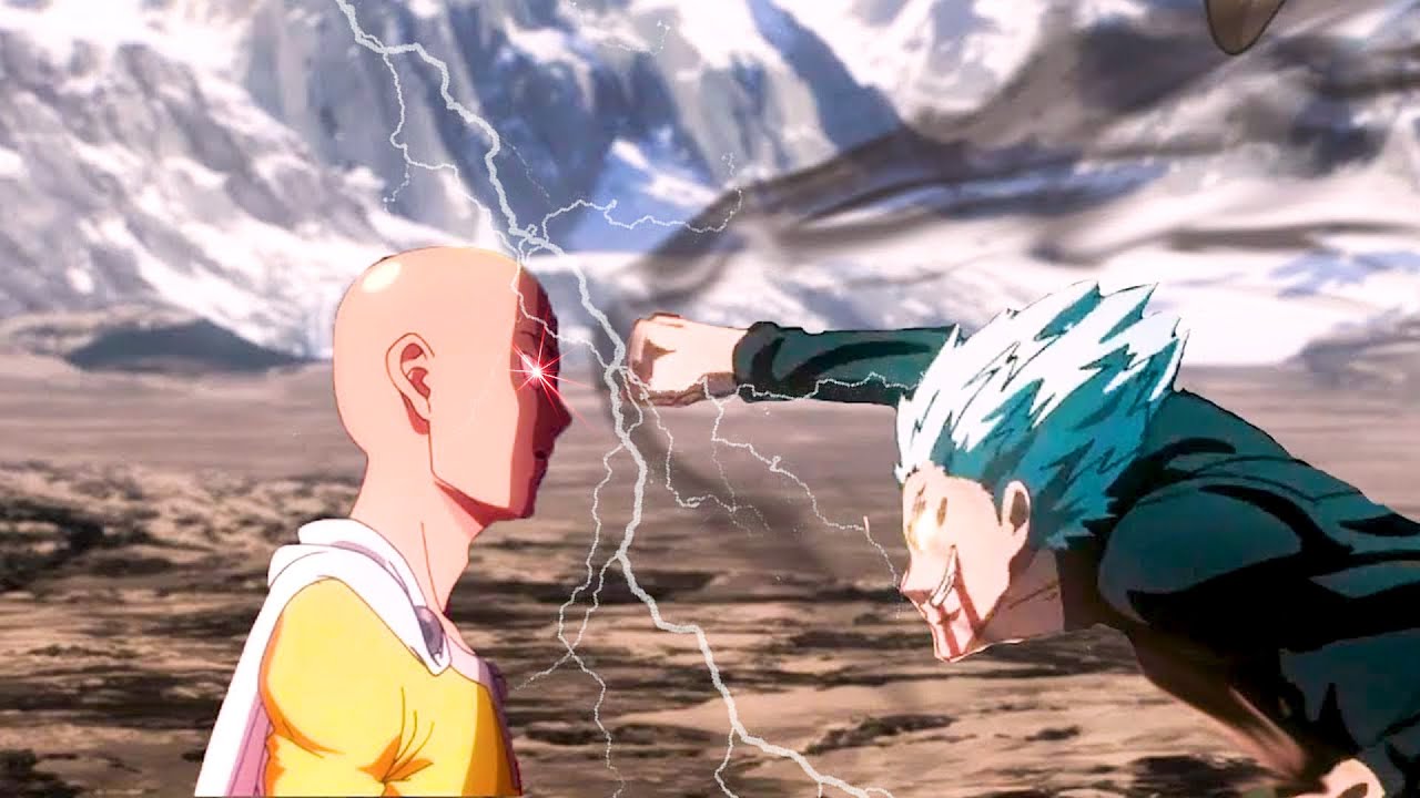 ワンパンマン 3 - ガロウはB級ヒーローサイタマをワンパンチで倒したけど…www   ガロウvsサイタマ