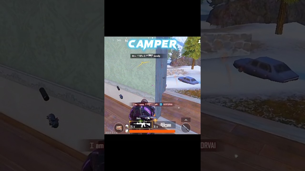 IMPOSSIBLE REVENGE PART-1  CAMPER REVENGER😈 #bgmi #shorts