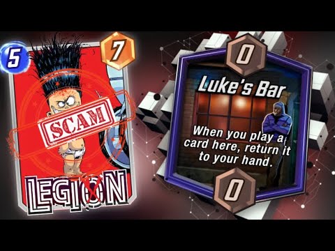The Legion Scam for 8 Cubes - MARVEL SNAP (card with no haters)
