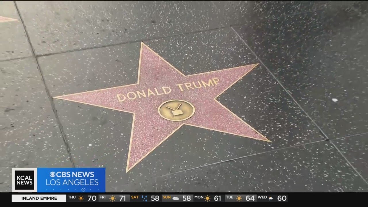 Thousands call for Hollywood to remove Donald Trump's star from the Walk of Fame