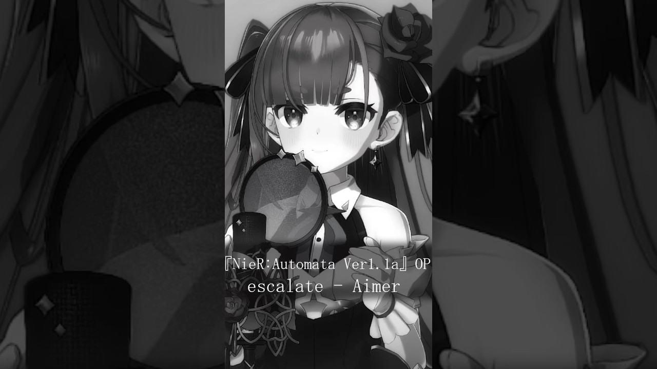 【 NieR:Automata Ver1.1a OP 】 escalate/Aimer #歌ってみた  【 #vsinger  焔魔るり 】#えんまの夏祭り -8月毎日投稿中- #shorts