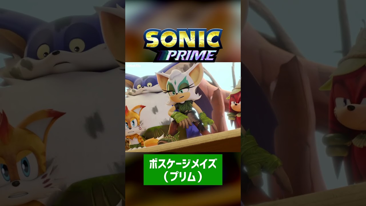 【SonicPrime】各世界ごとのキャラクターまとめ【ルージュ編】#shorts #sonicprime #rougethebat