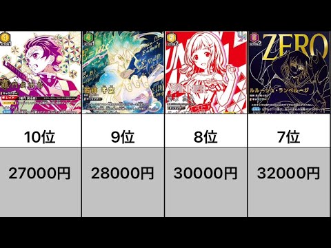 【高額】合計30万越え　カード値段ランキング　激レア　カード　価格ランキング　ロボコ