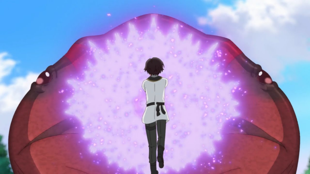 Seika against Giant salamander | Saikyou Onmyouji no Isekai Tenseiki Ep1 [ENG-SUB]