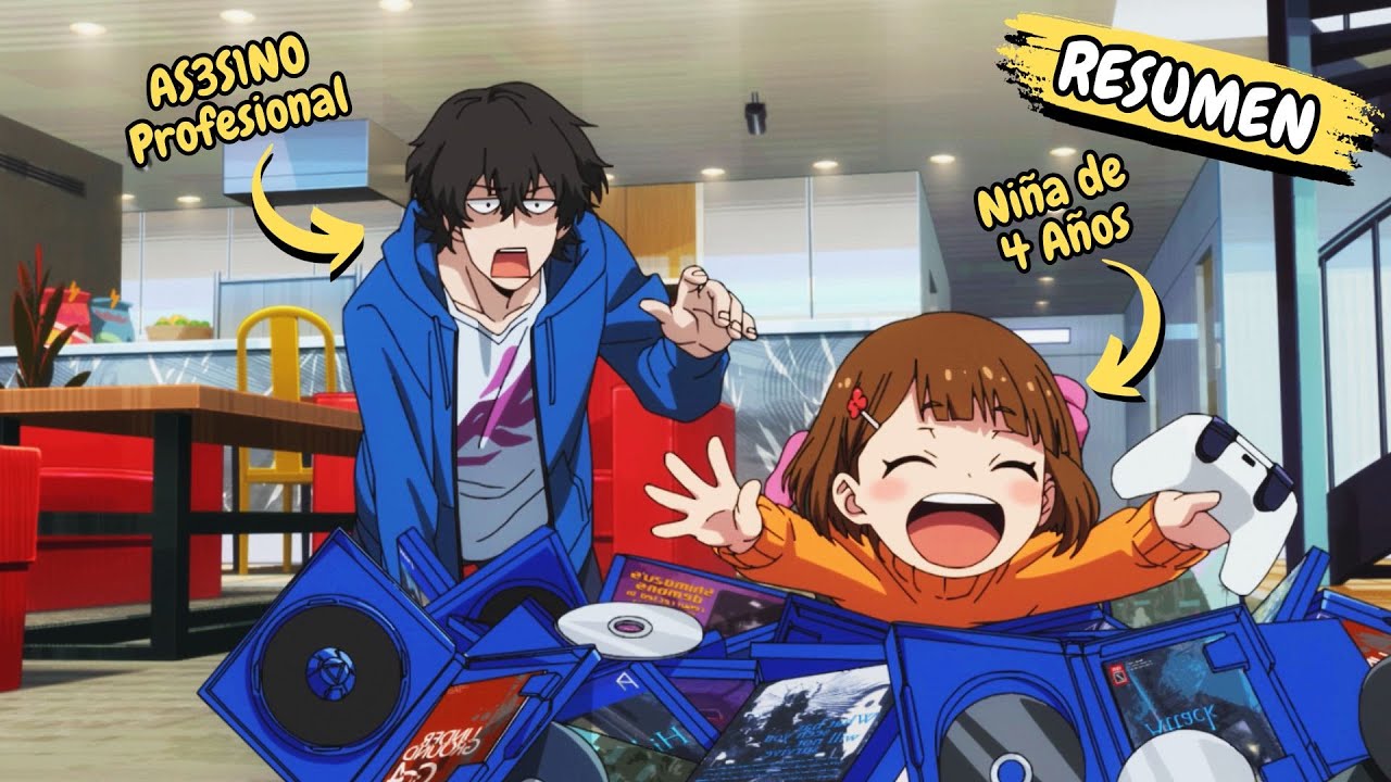 🔶2 AS3S1N0S PROFESIONALES adoptan por accidente A UNA NIÑITA DE 4 AÑOS - Buddy Daddies Resumen