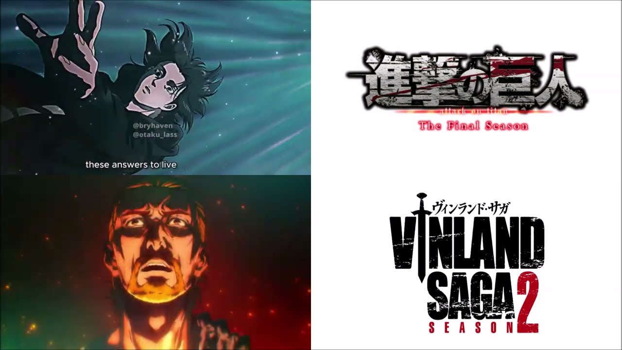 Attack on Titan | Vinland Saga | Paradox 『Comparison AMV』
