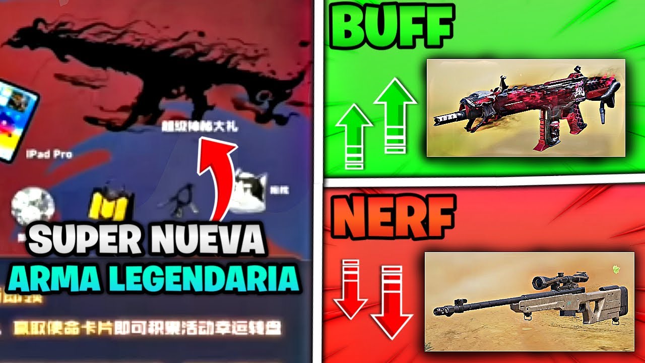 NUEVA LEGENDARIA Y LOS NUEVOS CAMBIOS QUE TENDRÁN LAS ARMAS EN LA NUEVA TEMPORADA COD MOBILE S2