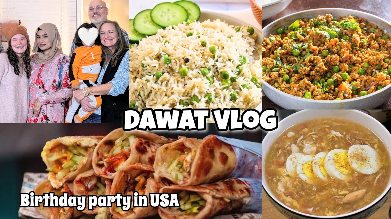 How I make my own B'Day Dinner for USA friends in Pakistani style  | Dining table makeover