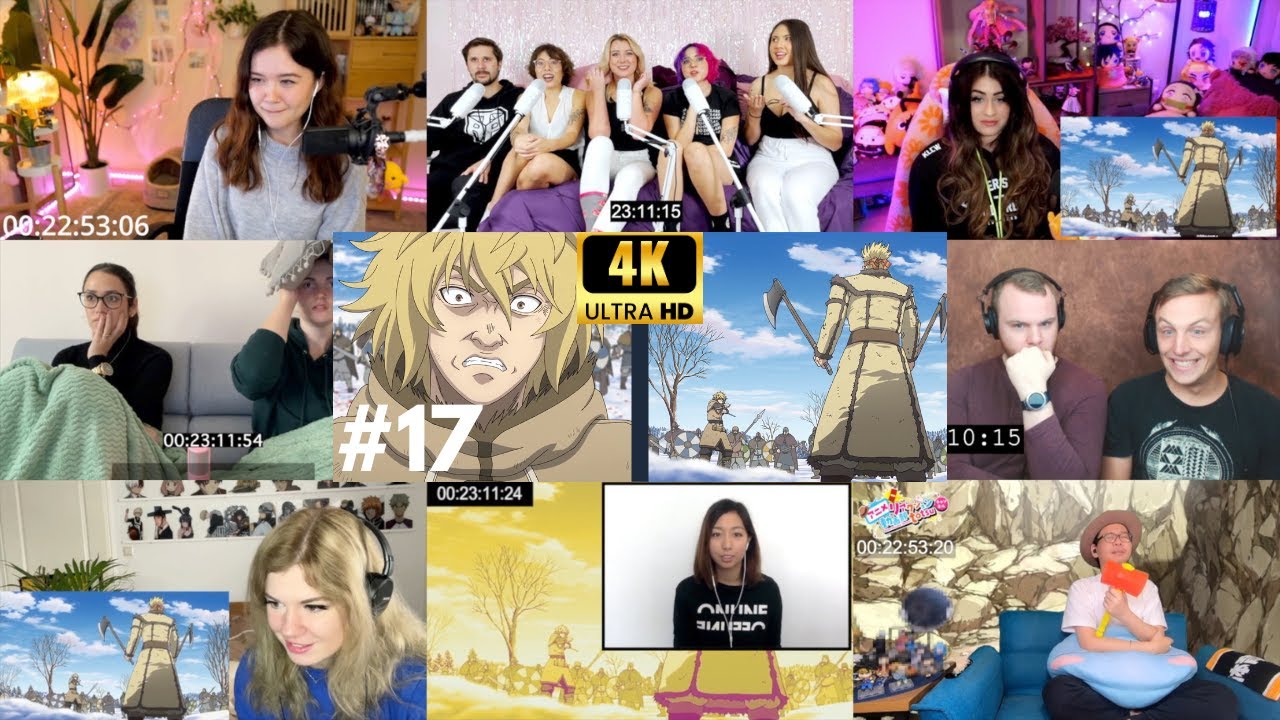 Vinland Saga Season 1 Episode 17 Reaction Mashup | ヴィンランドサガ 17話 リアクション