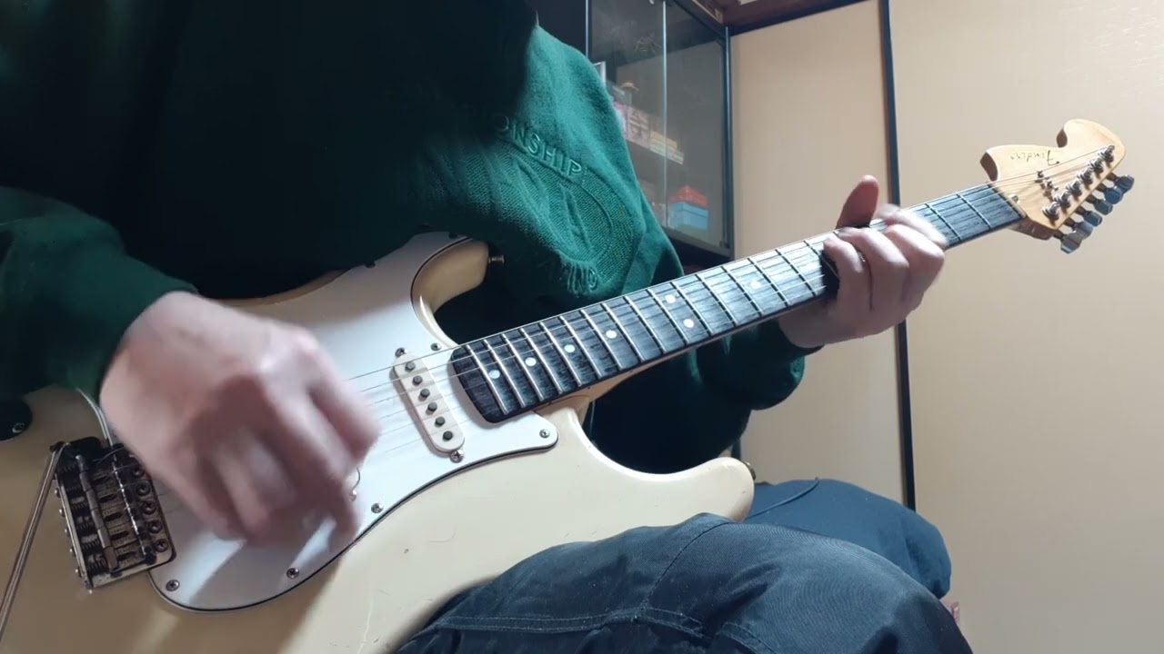 老後に備えて異世界で８万枚の金貨を貯めます　ＯＰ　光ったコインが示す方　前田佳織里　ギター　弾いてみた！