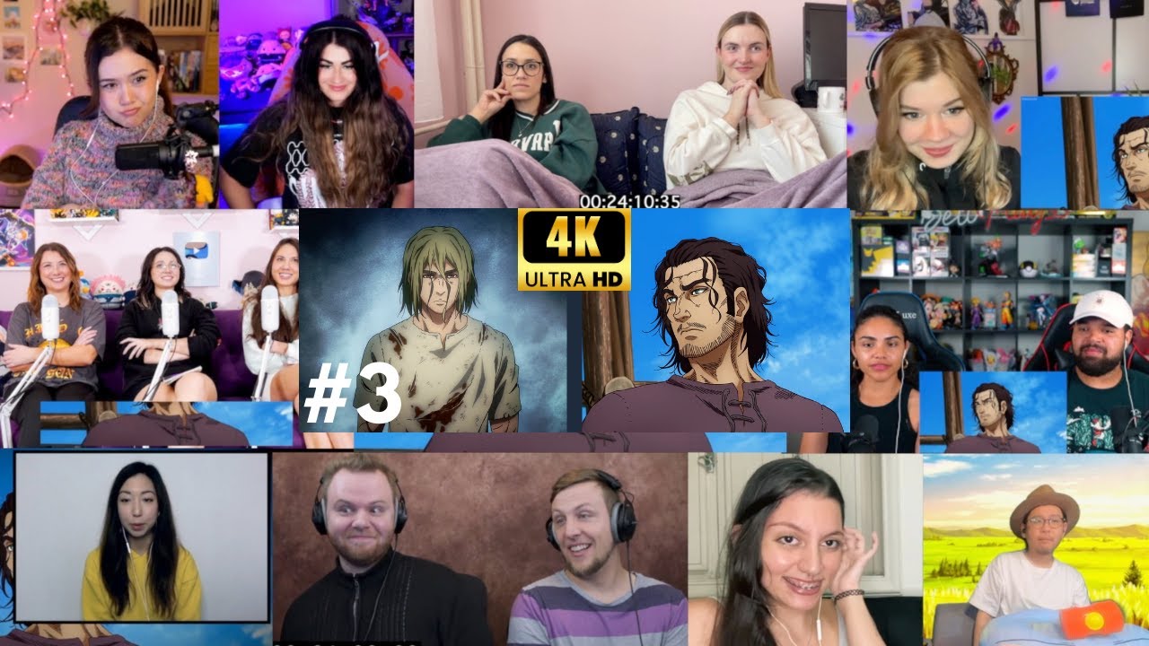 Vinland Saga Season 2 Episode 3 Reaction Mashup | ヴィンランドサガ 2期 3話 リアクション