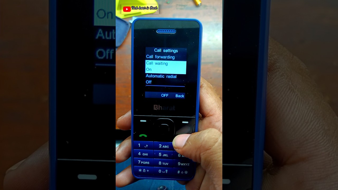 How to activate call waiting on jio Bharat v2 keypad mobile // jio Bharat v2 call waiting setting