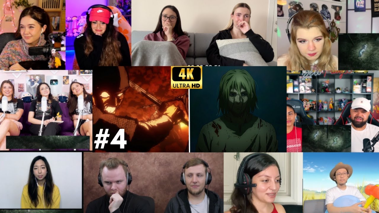 Vinland Saga Season 2 Episode 4 Reaction Mashup | ヴィンランドサガ 2期 4話 リアクション