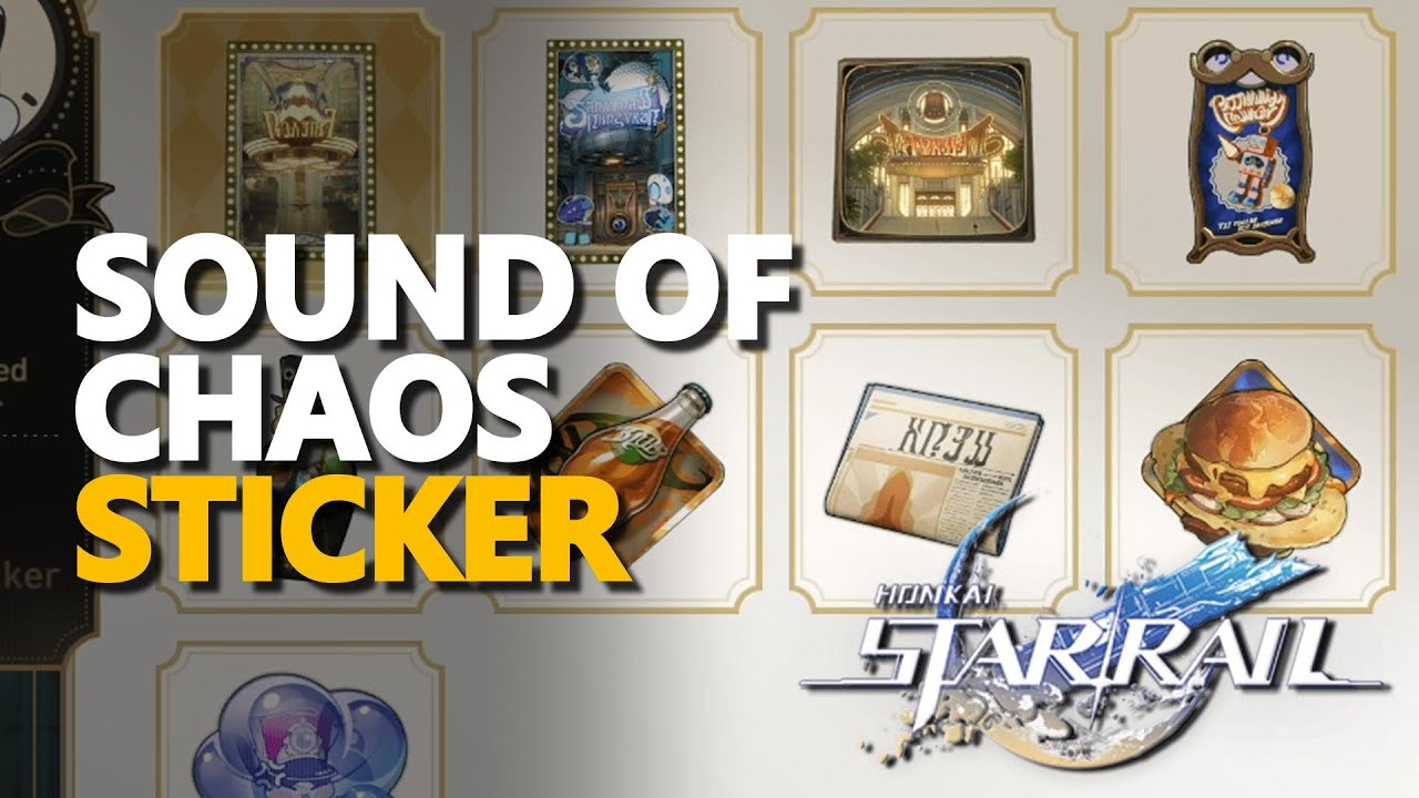 Peek into anyone's Dreamscape via Dreampeek Call Honkai Star Rail Sound of Chaos Sticker