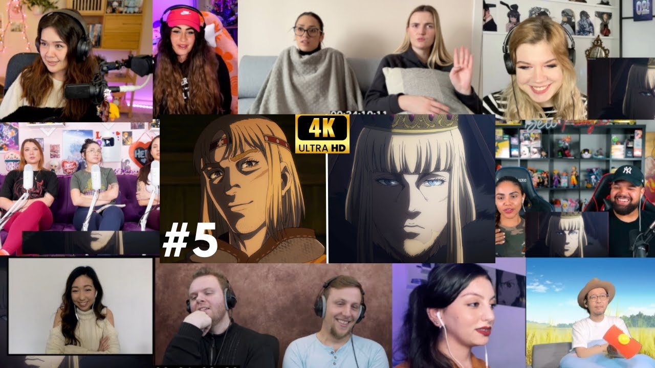 Vinland Saga Season 2 Episode 5 Reaction Mashup | ヴィンランドサガ 2期 5話 リアクション
