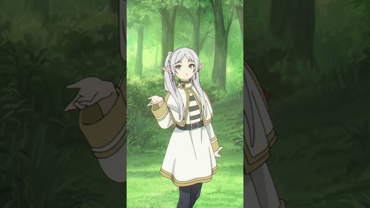 「投げキッスだよ」／『葬送のフリーレン』第13話「同族嫌悪」より