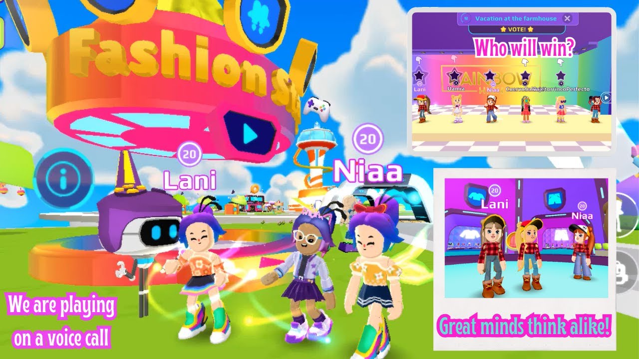 #pkxd // Playing Fashion Star on Voice Call