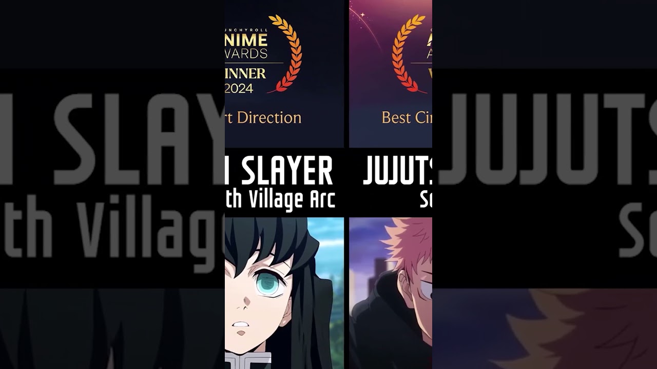 Winners of Crunchyroll Anime Awards 2024 ! Do you agree with this list ? 🔥