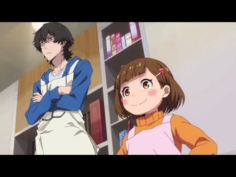 Miri and Rei cooking together for Kazuki