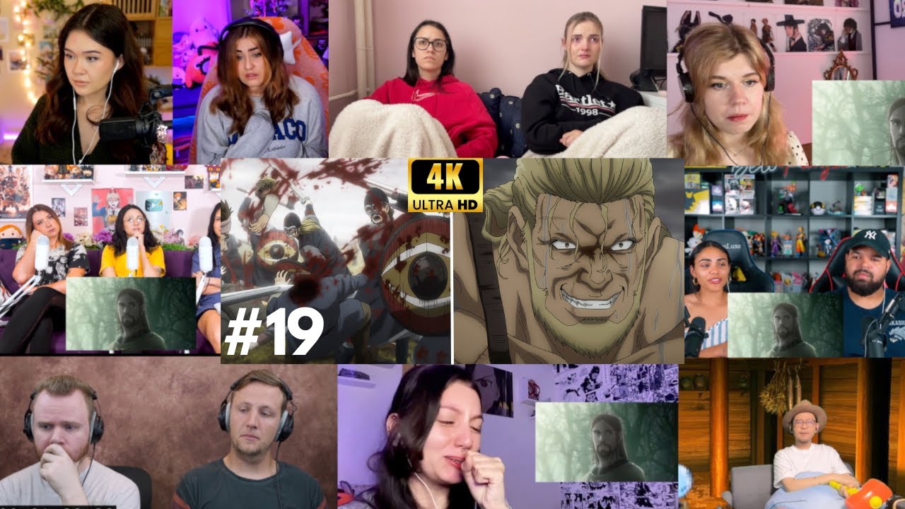 Vinland Saga Season 2 Episode 19 Reaction Mashup | ヴィンランドサガ 2期 19話 リアクション