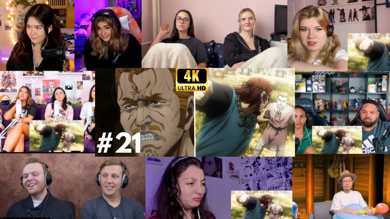 Vinland Saga Season 2 Episode 21 Reaction Mashup | ヴィンランドサガ 2期 21話 リアクション