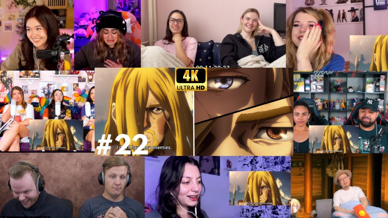 Vinland Saga Season 2 Episode 22 Reaction Mashup | ヴィンランドサガ 2期 22話 リアクション