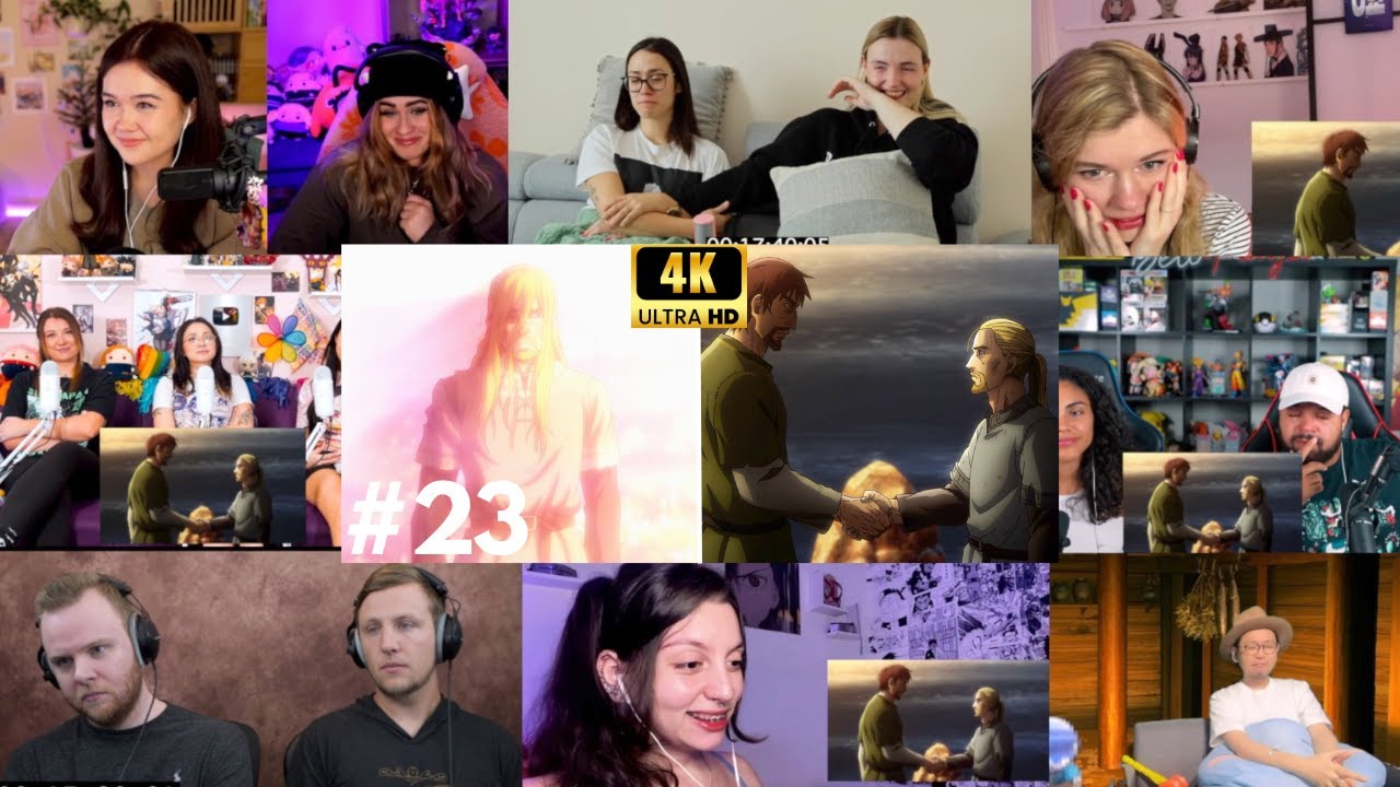 Vinland Saga Season 2 Episode 23 Reaction Mashup | ヴィンランドサガ 2期 23話 リアクション