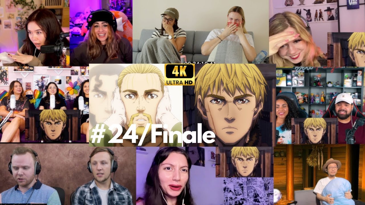 Vinland Saga Season 2 Episode 24 Reaction Mashup | ヴィンランドサガ 2期 24話 リアクション