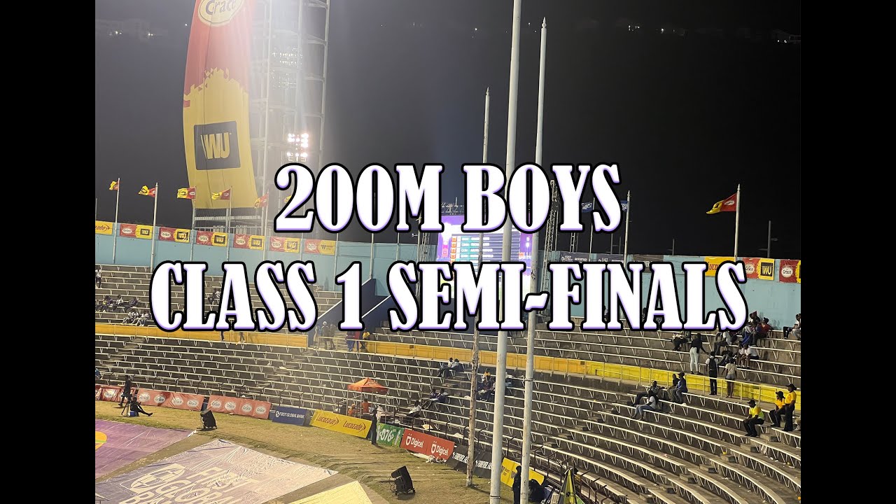 Gary Card|Marcinho Rose|Omar James|Class 1 Boys 200m Semi-Finals|Champs 2024