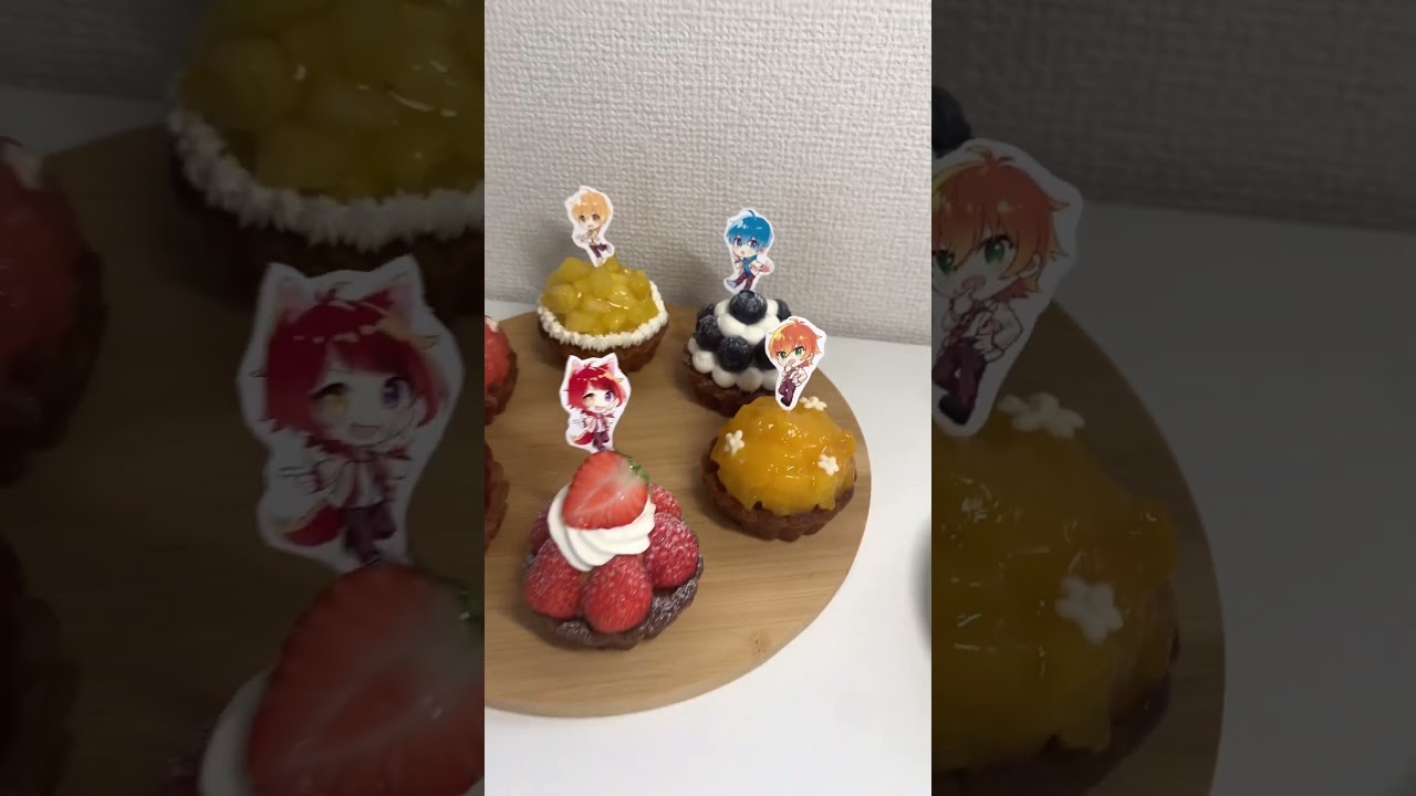 すとぷり結成7周年おめでとう🍓#すとぷり#すとぷり7周年#すとぷりすなー#推し活#推しケーキ#フルーツタルト#お菓子作り